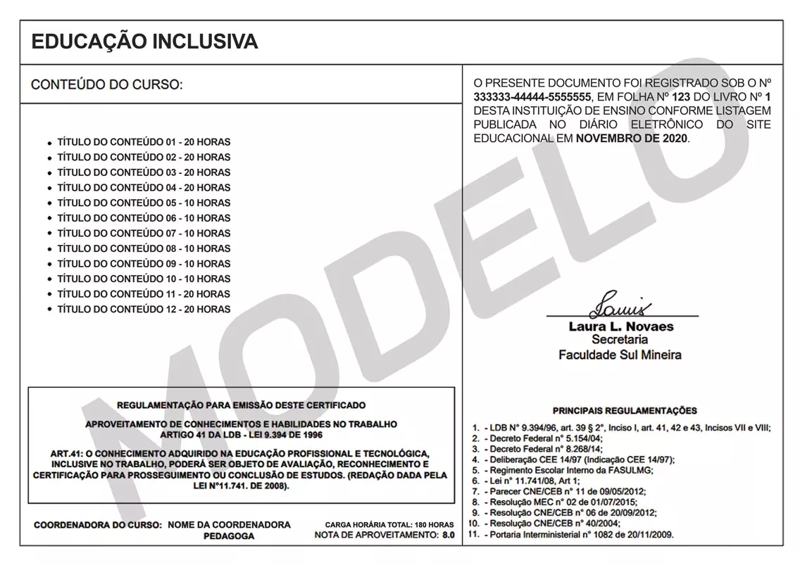 Curso com Certificados Grátis - Certificado FasulMG